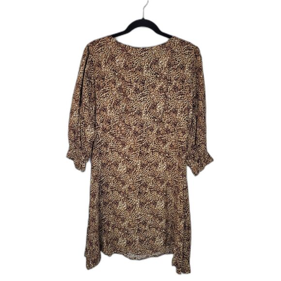 Faithfull the Brand Fontane Mini Dress Charlie Leopard - Picture 1 of 7